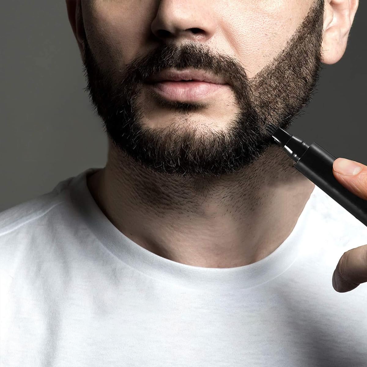 MAYCREATE Barber Beard Pencil Filler for Men Dual Tip 2 in 1 Beard Pencil with Comb & Brush for Beard Styling, Sweat Proof Beard Pencil Filler Mustache Kit for Men Beard, Mustache, Eyebrows (dark) MAYCREATE Barber Beard Pencil Filler for Men Dual Tip 2 in 1 Beard Pencil with Comb & Brush for Beard Styling, Sweat Proof Beard Pencil Filler Mustache Kit for Men Beard, Mustache, Eyebrows (dark)